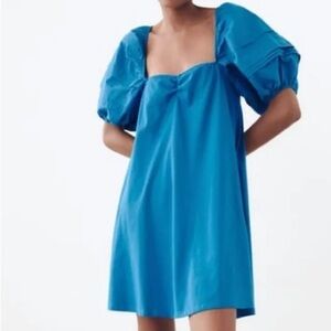 Zara Vibrant Blue Mini Dress